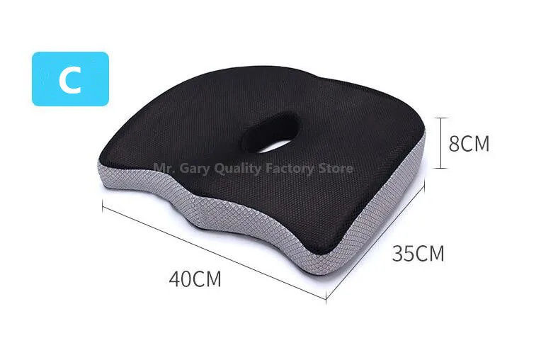 Подушка для автомобильного сиденья U-образная гелевая дышащая путешествий