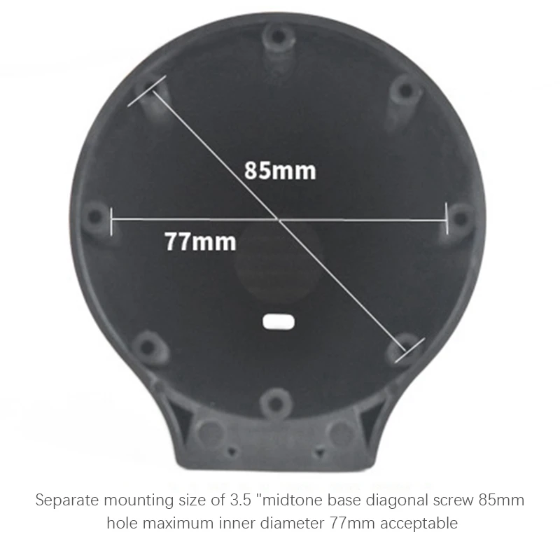 

3.5 Inch Car Midrange Speaker Base Car Horn Modified 3-Way Speaker Bracket Car 3-Way Frequency Mold Bracket