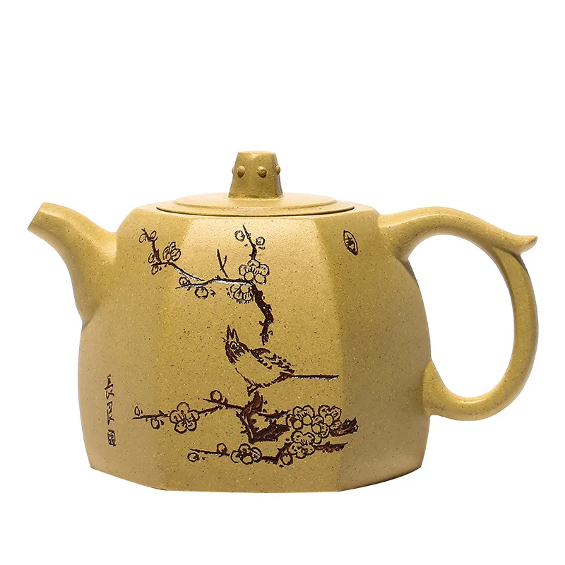 

Yixing Hand-Made Ore Mine Clay In The Mountain Section Is Happy Purple Teapot Tea Set Handmade Teapots Drinkware