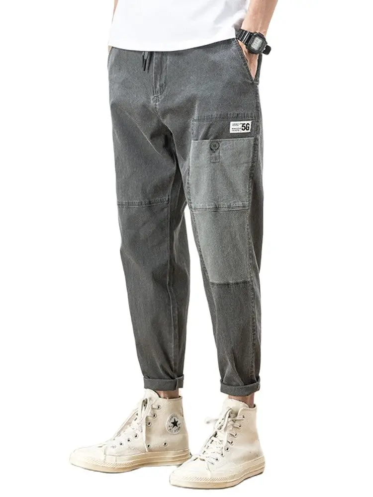 

Джинсы мужские прямые с эластичным поясом, модные брюки из денима в деловом стиле, классические штаны, батальных размеров, весна-осень