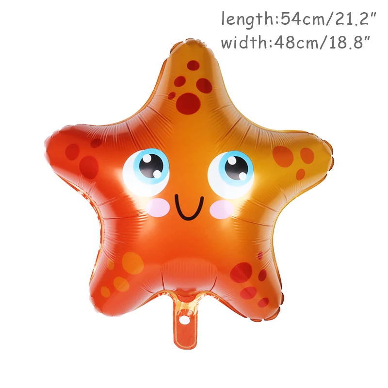 

Under Sea Animal Balloons octopus/crab/starfish Foil Balloons Ocean World Party Balloons birthday party decoration baby shower