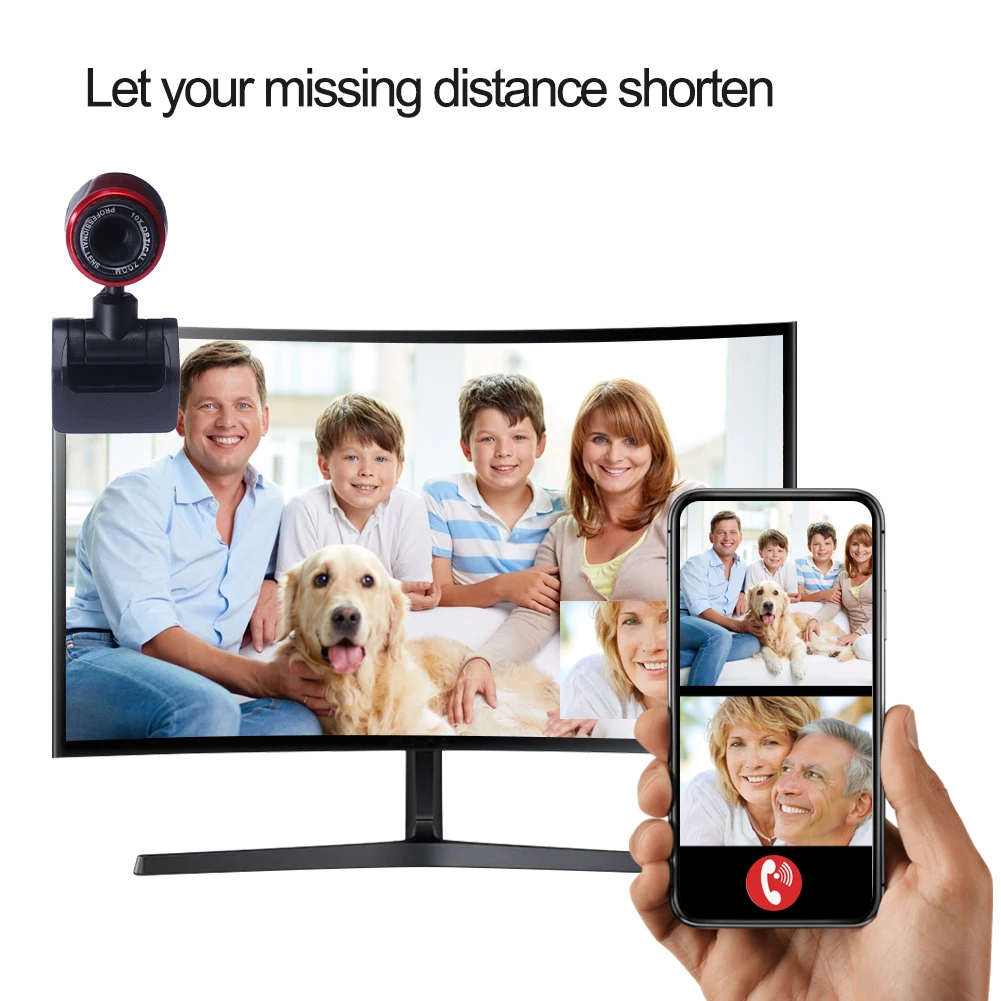 USB 2.0 Drive-free HD Computer Camera with Microphone Hd Conference Video Cd drive microphone for computer PC laptop | Безопасность и