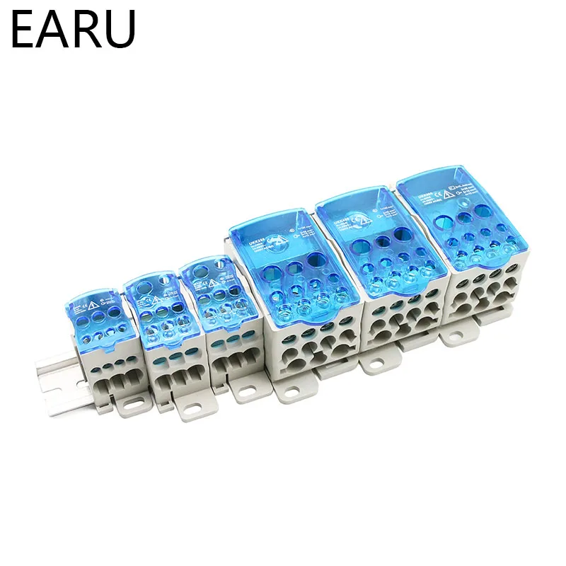UKK80A 125A 160A 250A 400A 500A клеммный блок 1 во многих из din рейку распределительная коробка