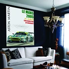 Постер 24 часа Le Mans 2005 73RD Grand Prix Car 911 RSR, Картина на холсте, домашний декор, Настенная картина для гостиной