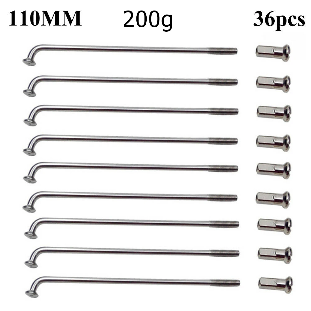 36PCS Bicycle Spokes 2.5mm Wheel Rim Spokes 12G 12K 80-305mm New Hot sale