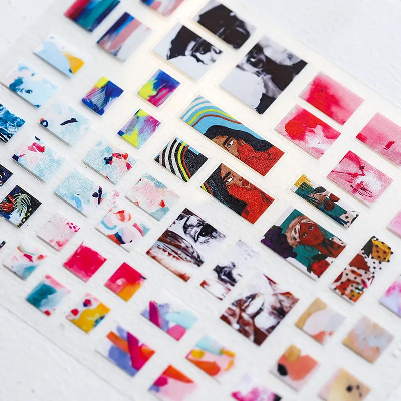 

1 Sheet Fashion Girl Face Nail Art Water Transfer Stickers Decals Tip Mask Map Design Decoration DIY for Nails Accessories