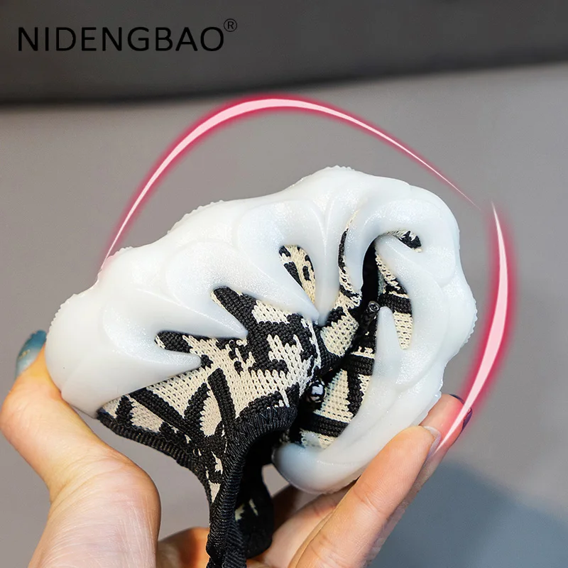 2021 Kids Shoes Boys Child Sneakers Fashion Girls Toddler Soft Bottom Non Slip Mesh Breathable Comfortable Children Sports Shoes