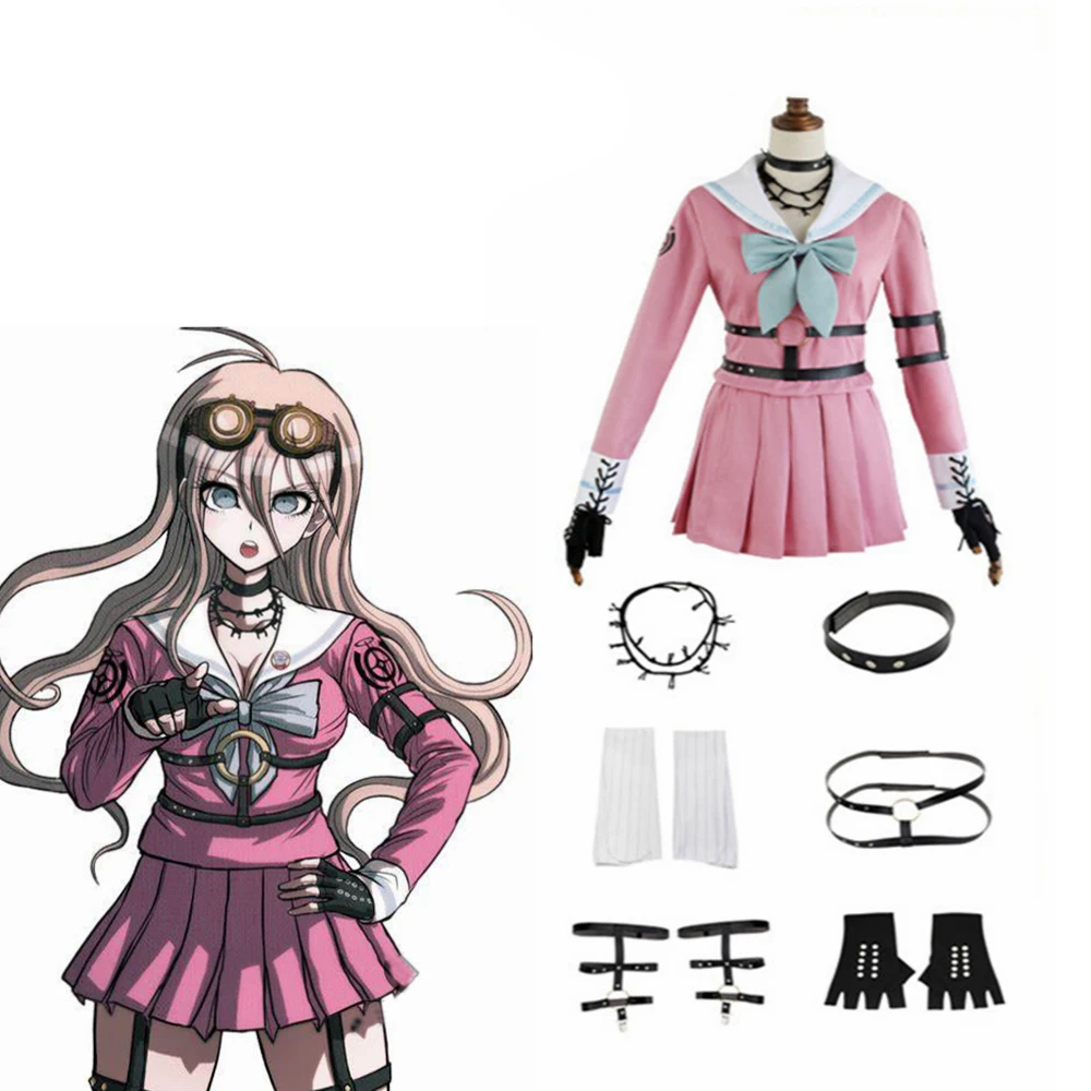 Костюм для косплея из Danganronpa V3: Killing Harmony униформа ирума МИУ кролик на Хэллоуин