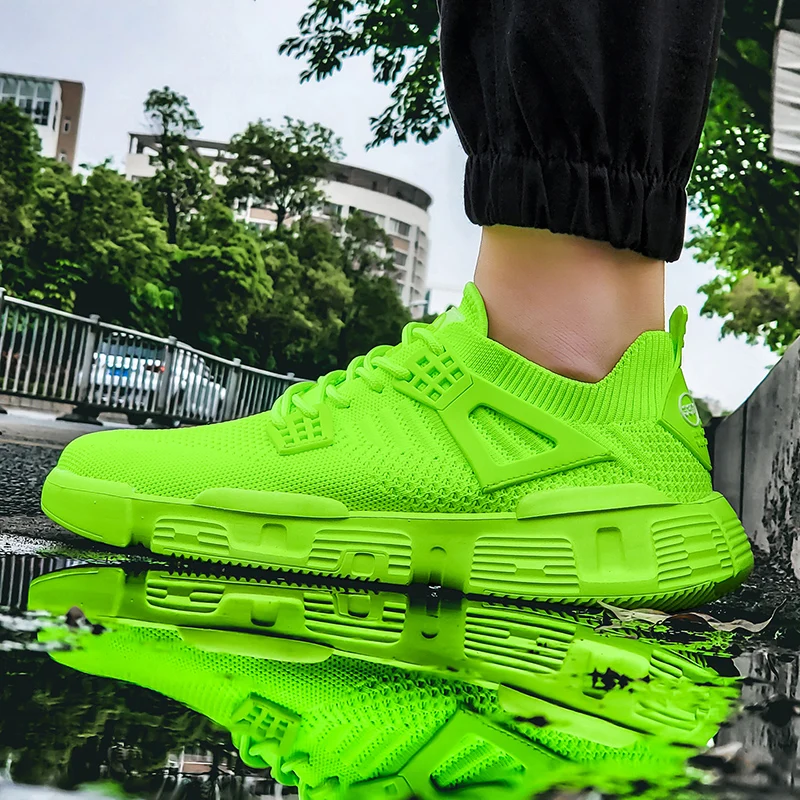 

20120 New Men's Casual Shoes Male Sneakers Lightweight Breathable Shoes Lace-Up Hard-Wearing Fashion Hot Sell Wild Shoes