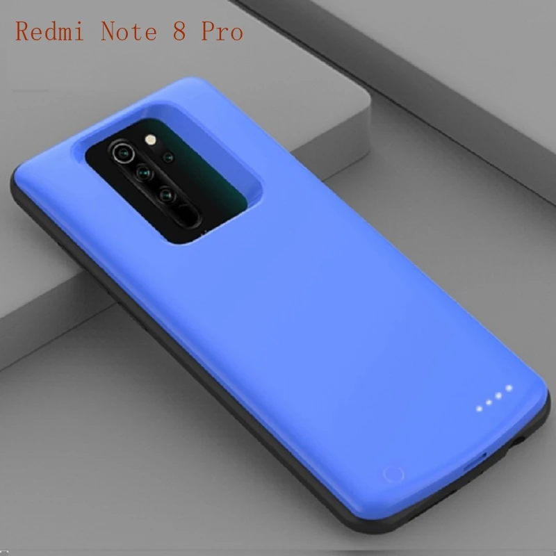 Note 8 Pro Blue Чехол для зарядного устройства для Xiaomi 9 SE Redmi Note 8 7 K20 Pro Чехол для зарядного устройства - Цвет: Note 8 Pro Blue
