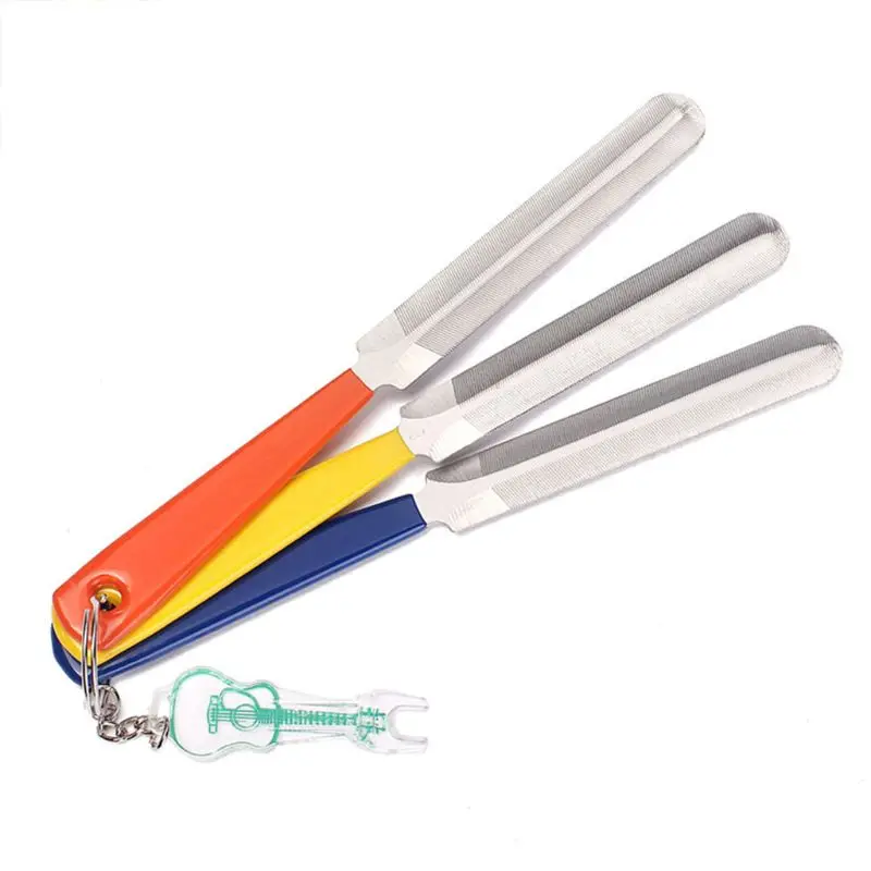 

918E New 3pcs/Set Guitar Nut Files Fret Crowning Slot Filing Luthier Repair Tool Kit for stringed Instruments Guitar Parts