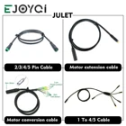 JULET Водонепроницаемый кабель-удлинитель шкала мотор светильник Ebrake дроссельной заслонки Дисплей 1T4 1T5 на возраст 2, 3, 4, 5, булавки, фара для электровелосипеда в кабель-переходник