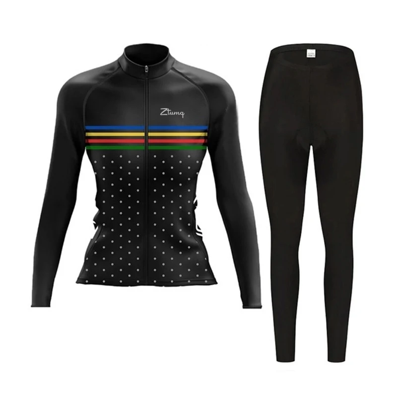 

Autumn Cycling Clothing Jersey Sets Long Sleeve Bib Pants Bike Bicycle Riding Skinsuit MTB Sportwaer Suit Ropa Maillot Ciclismo