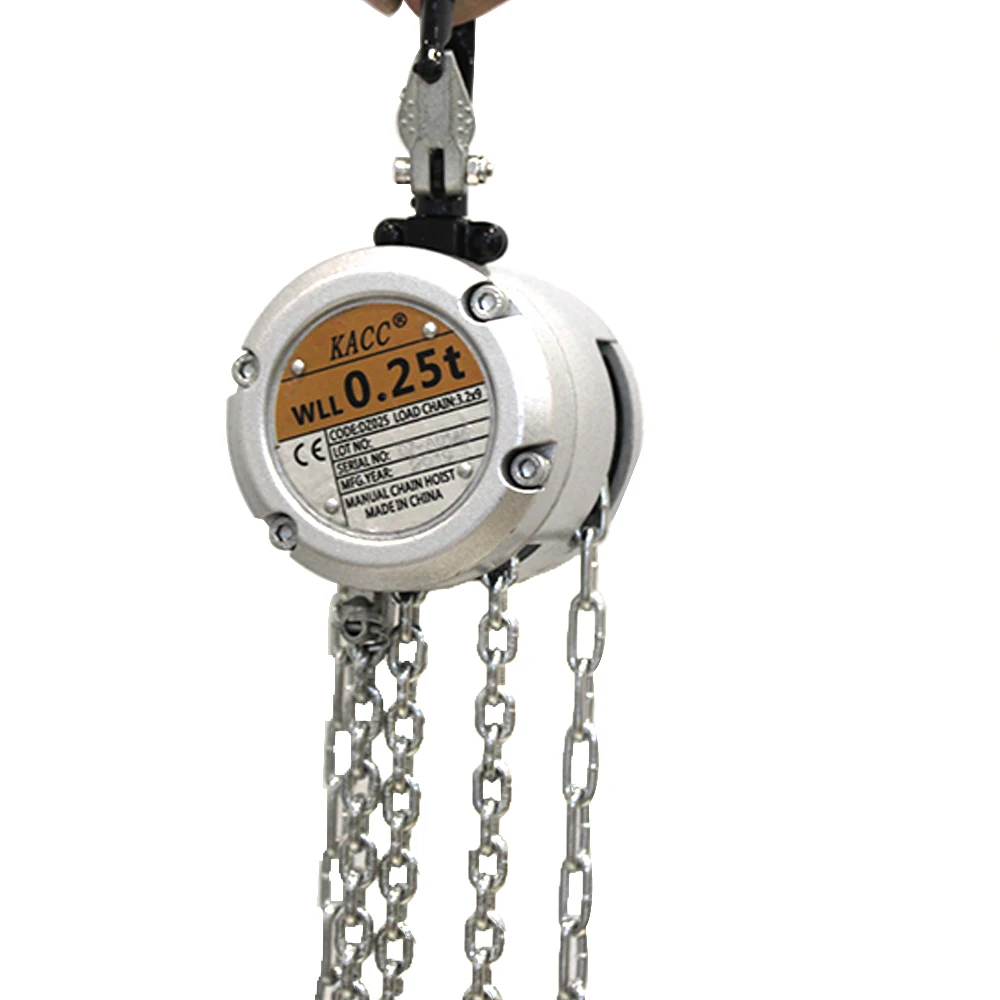 

Mini Hand Chain Hoist Hook Mount 0.25/0.5 Ton