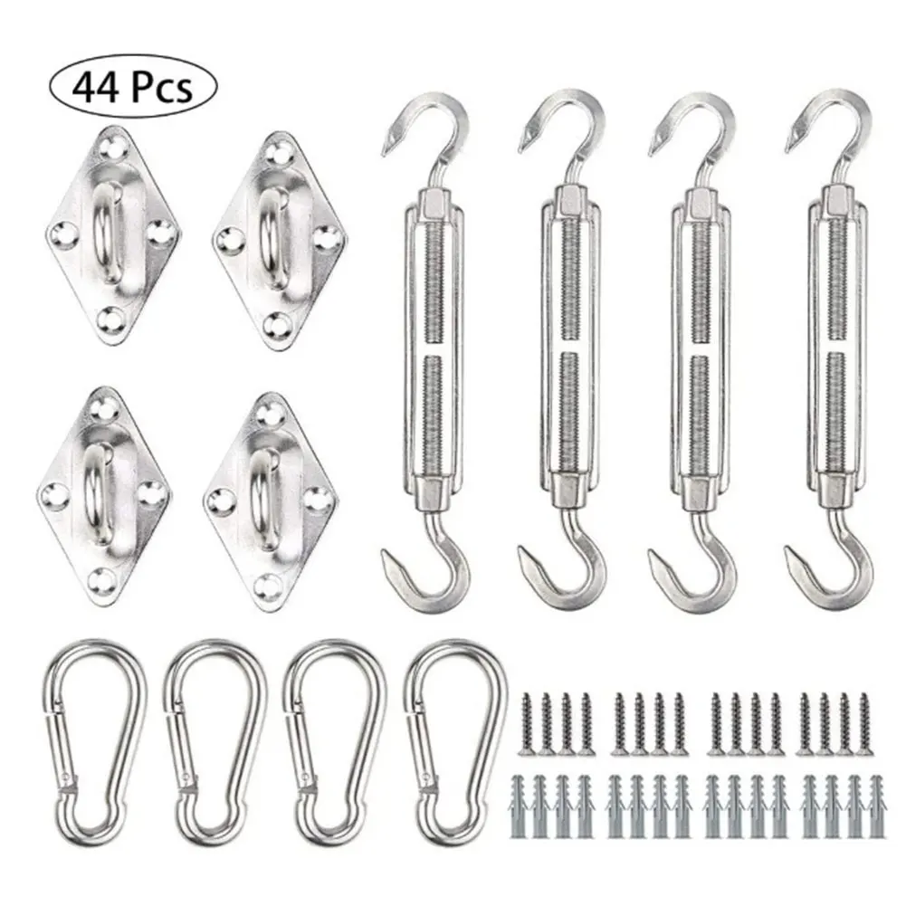 

M6 Awning Accessories Sunshade Sail Stainless Steel Hardware Kit For Garden Sunshade Sail Fixing Accessories Easy To Install