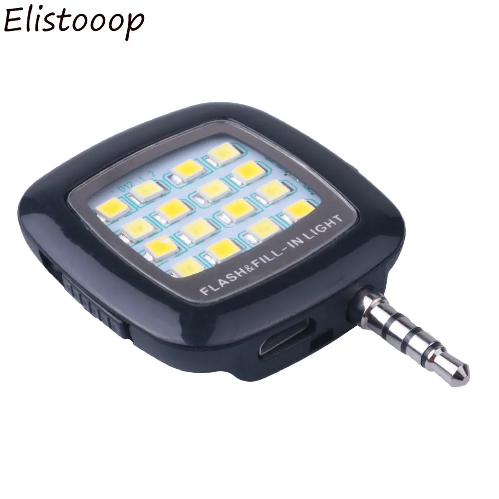 16 светодиодных ламп светодиодная вспышка регулируемая заполняющая лампа для iPhone