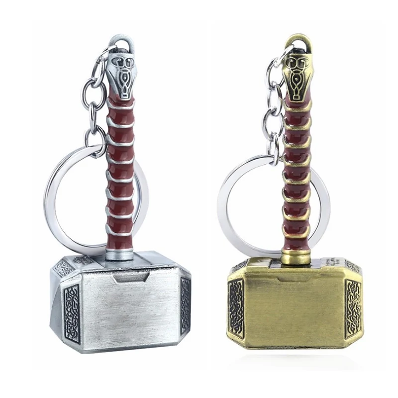 Новинка 2021 металлический брелок молот Тора для мужчин и женщин автомобильный