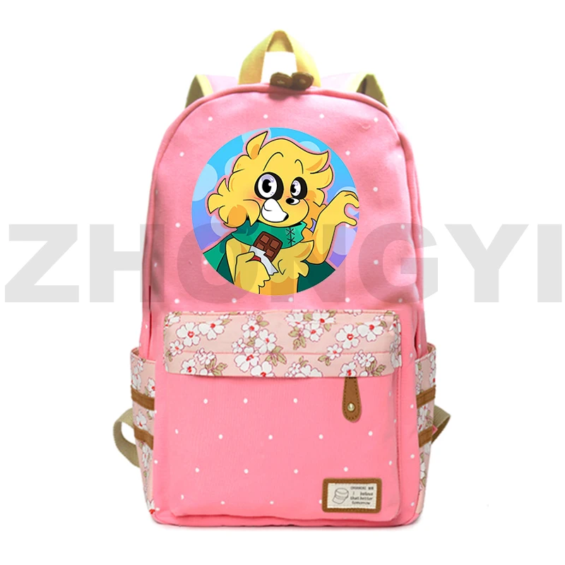 

Холщовый Рюкзак с цветочным принтом, на молнии, для девочек-подростков