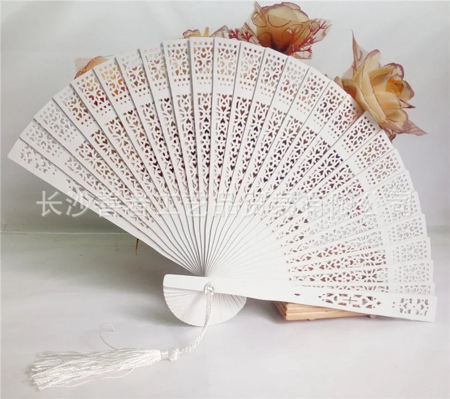 

2021 Sandalwood Folding Fan Hollow Fragrant Wood Fan Ancient Fan Summer Portable Fan Hand Fan Durable Household Lady Dance Fan