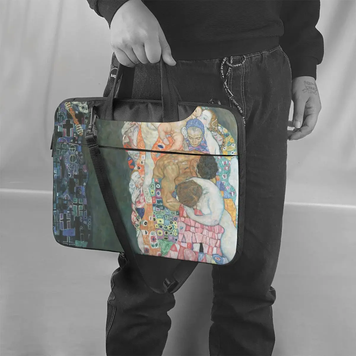 

Klimt Laptop Bag Case Waterproof Kawaii Computer Bag Travel With Handle Laptop Pouch