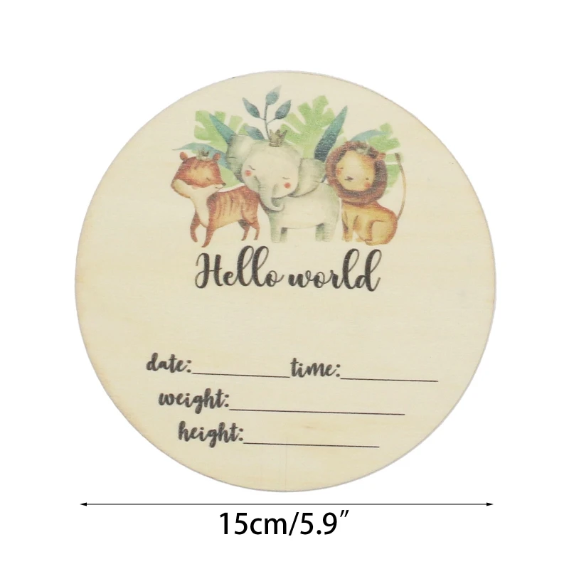 Карта для новорожденных месяц рождения месячный день записывающая карта QX2D |