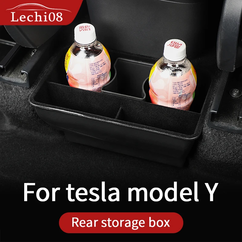 

Rear seat storage box for tesla model y accessories