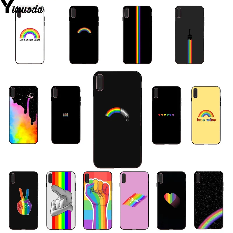 Мягкий чехол для телефона с изображением лесбиянок бисексуалов трансгендеров