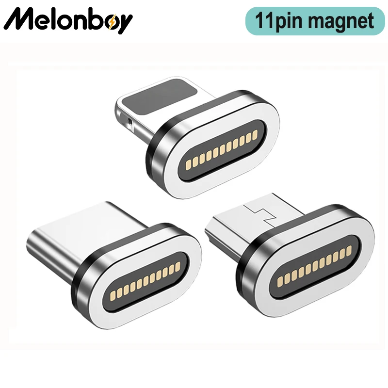 

Melonboy 11Pin Magnetic Plug Phone Cable Connector for 60W 100W Magnetic Charging Cord Cable Charging Plug for iphone huawei