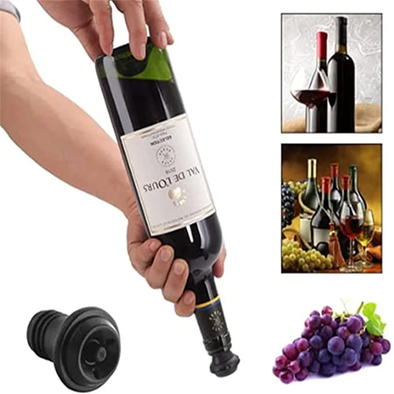 

Vacuum Wine Stoppers, Vacuum Wine Saver, Flexible, Reusable, Champaign,Beer
