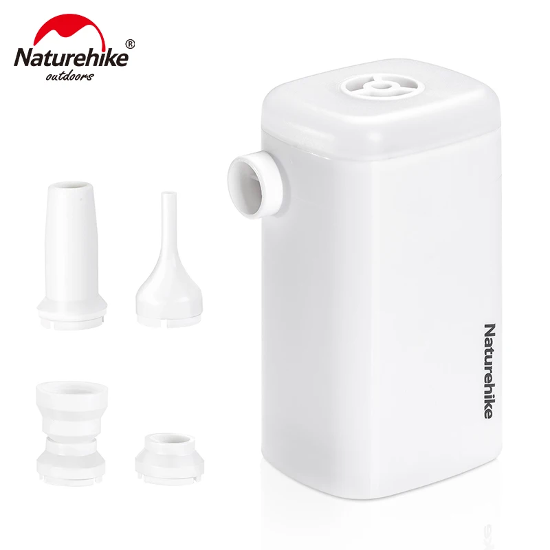 1 mini air pump Электрический воздушный насос NatureHike, перезаряжаемый воздушный насос, надувной дефлят, рефлейт для наружного кемпинга, коврики, надувные матрасы - Цвет: 1 mini air pump