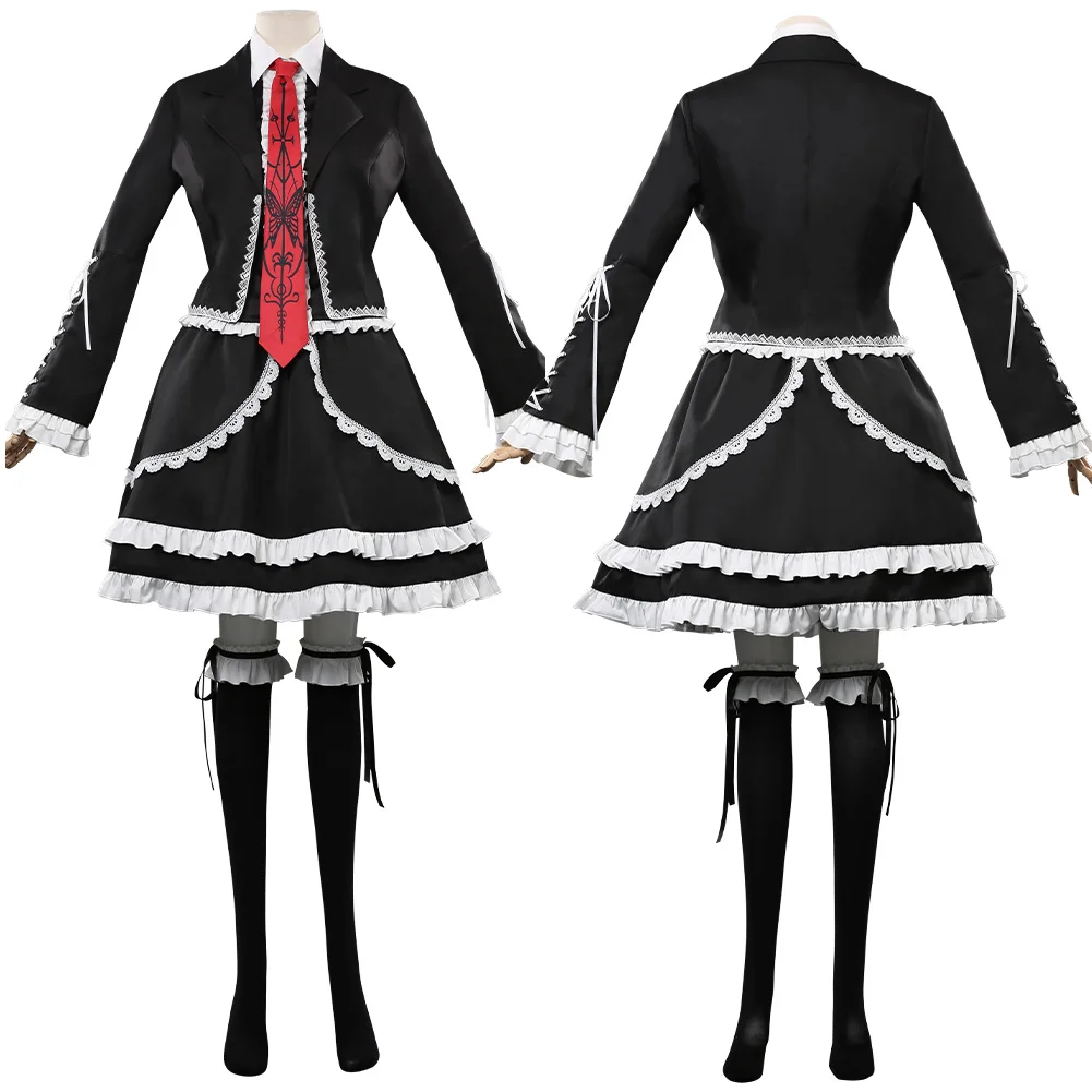 

Костюм для косплея аниме Danganronpa V3, Селестия люденберг, костюмы для Хэллоуина, карнавальные костюмы