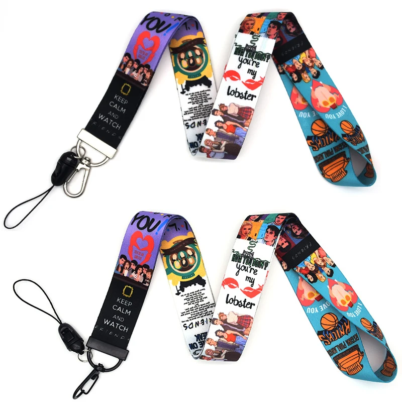 

C782 New Fashion Friends TV Show Lanyard for Bus Credit Bank Card ID Keys Badge Holder Keychain Keyring Jewelry Fans Gifts