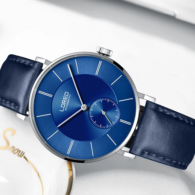 Мужские механические часы Horloges Mannen LOREO Wath деловые мужские топовые брендовые