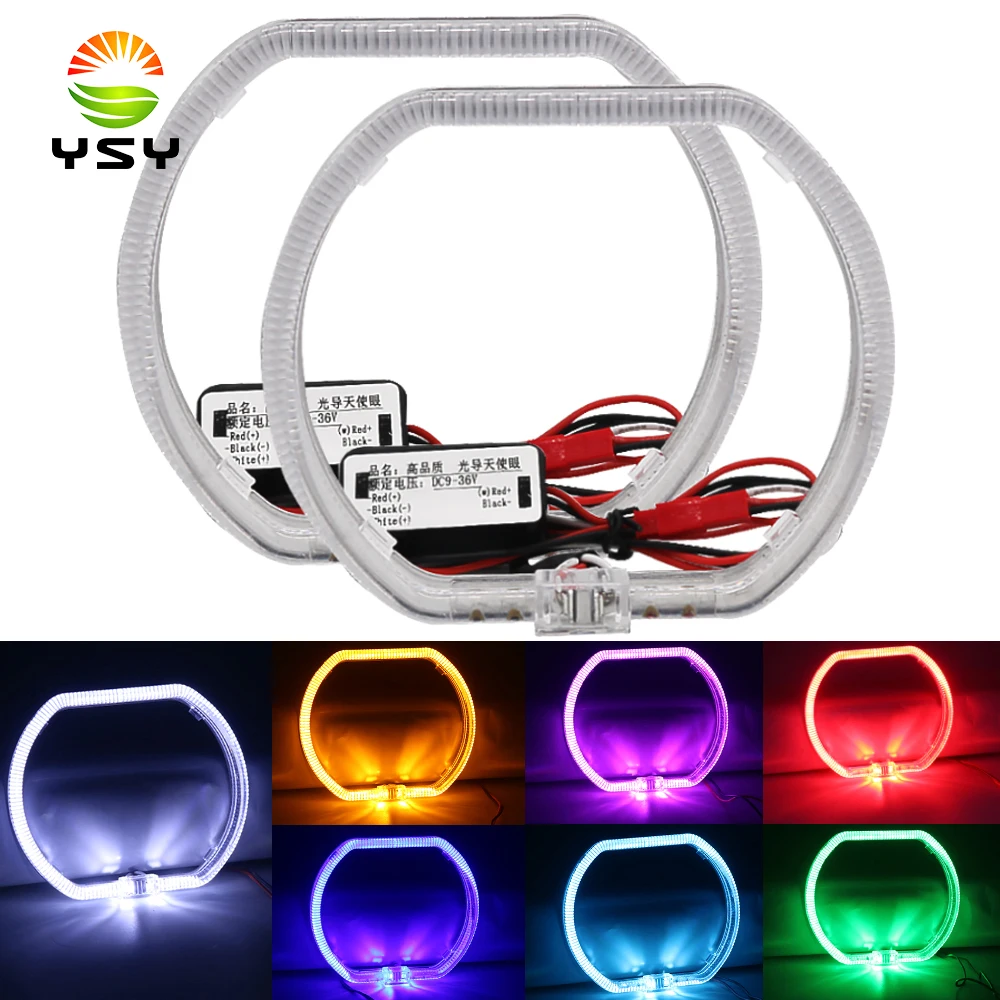 Светодиодная направляющая ангельские глазки 100 мм 120 дневные ходовые огни кольцо