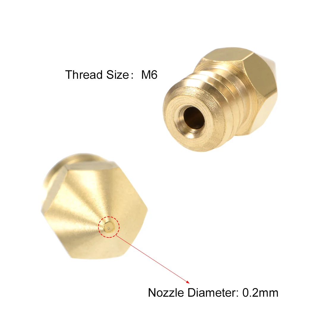 

Uxcell 10 0,2 3D M6 MK8 1,75