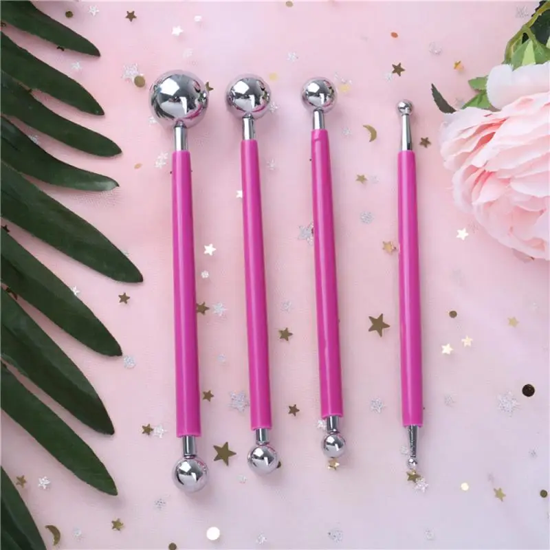 4pcs/set 8 Heads DIY Stainless Steel Polymer Modeling Clay Carving Sculpture Tools Plastic For | Дом и сад