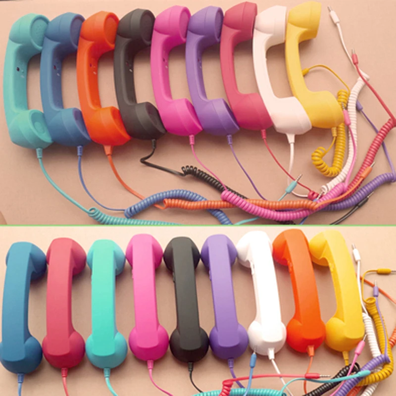 Новое поступление ретро 3 5 мм телефонная трубка мини микрофон динамик телефонный