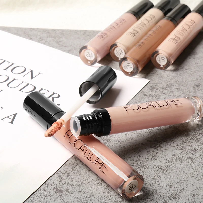 FOCALLURE макияж консилер основа полное покрытие темные круги лица Жидкий косметика |
