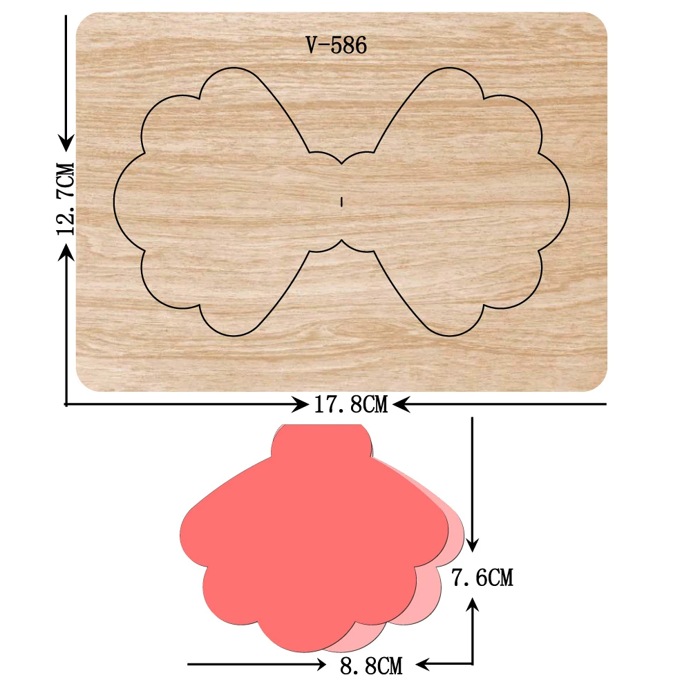 

Новая карта, деревянные штампы для скрапбукинга/несколько размеров/V-586