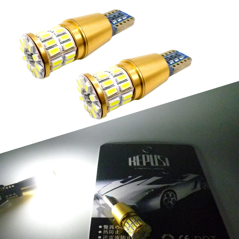 

2x canbus T10 194 168 W5W Car LED Parking light Tail lamp Lights Clearance Lamp Bulb Door Light 12V White 3014 38smd