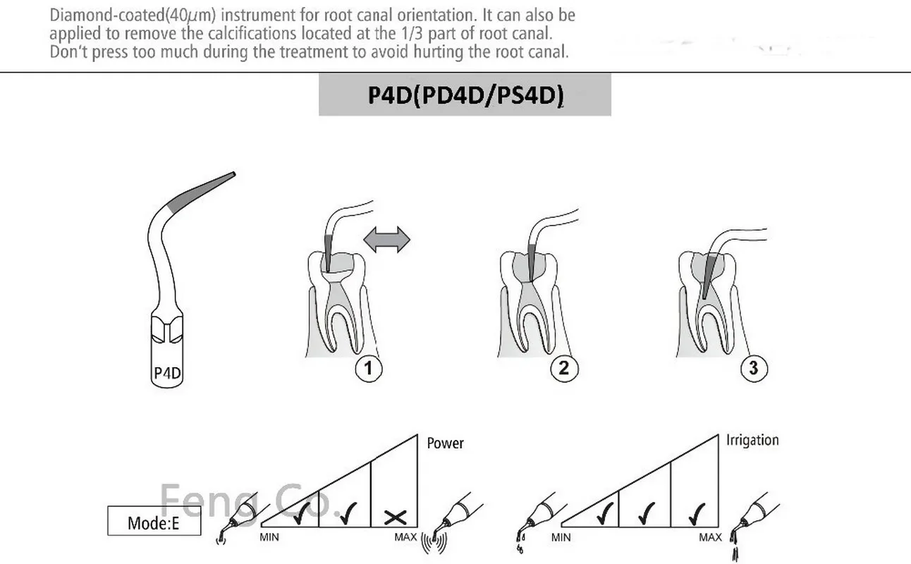 PD4D Стоматологические Ультразвуковой скалер советы Масштабирование Endo Perio Fit SATELEC