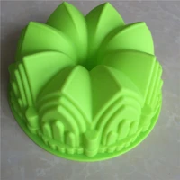 castle crown baking pan silicone cake mold diy baking tools