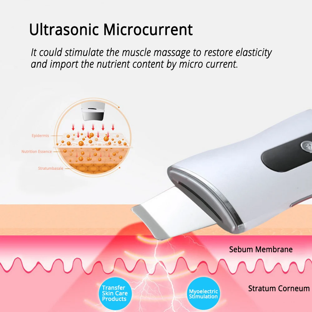 Портативная ультразвуковая скрубберная глубокая Очистительная Машина Для