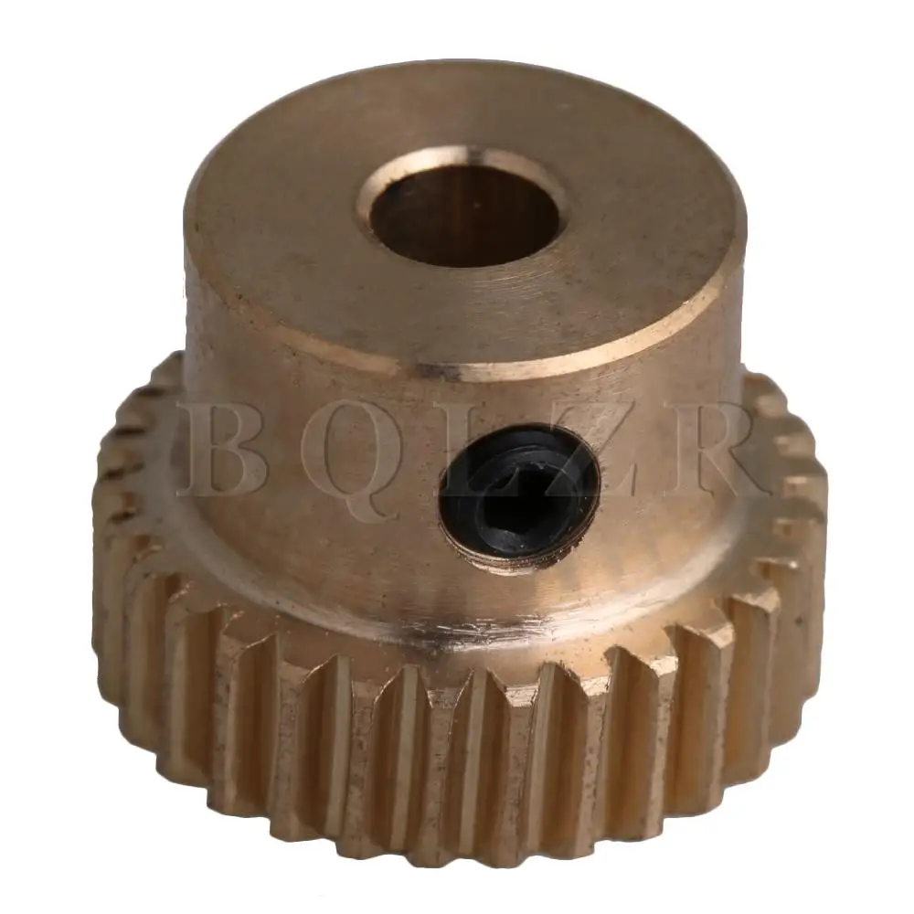 BQLZR 12x16x4 мм желтый 0,5 Модуль 16 мм внешний диаметр 30 зубьев латунная шестерня BQLZR 12x16x4 мм желтый 0,5 Модуль 16 мм внешний диаметр 30 зубьев латунная шестерня