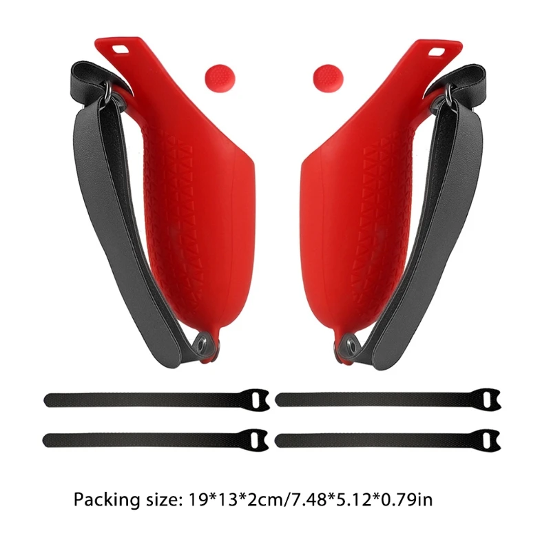 

Controller Grip Cover+Adjustable Hand Strap +Thumb for oculus Quest 2 VR