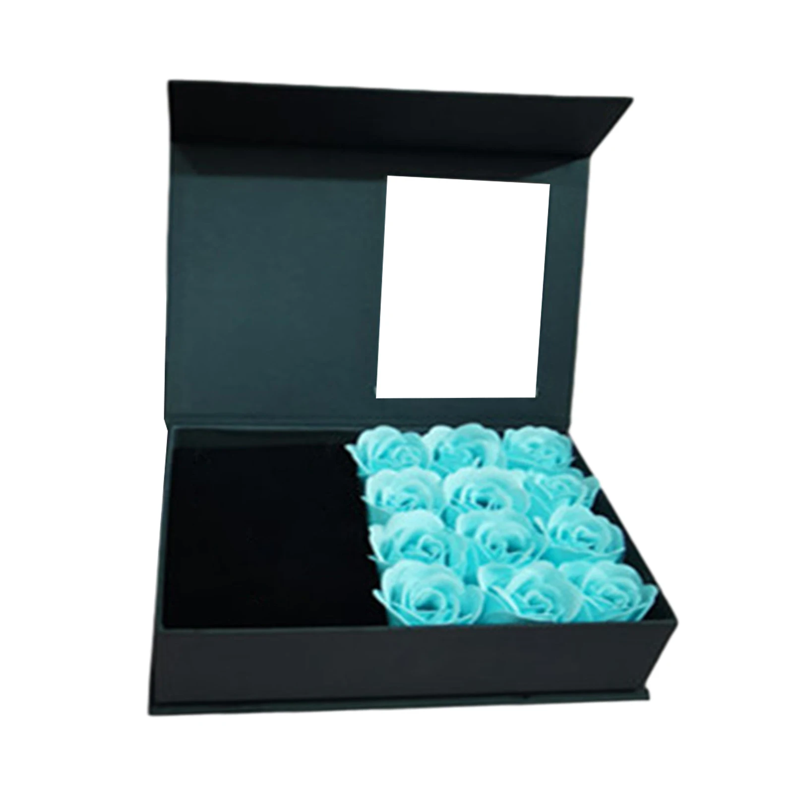 Подарочная коробка с розовыми цветами подарок на день Святого Валентина колье