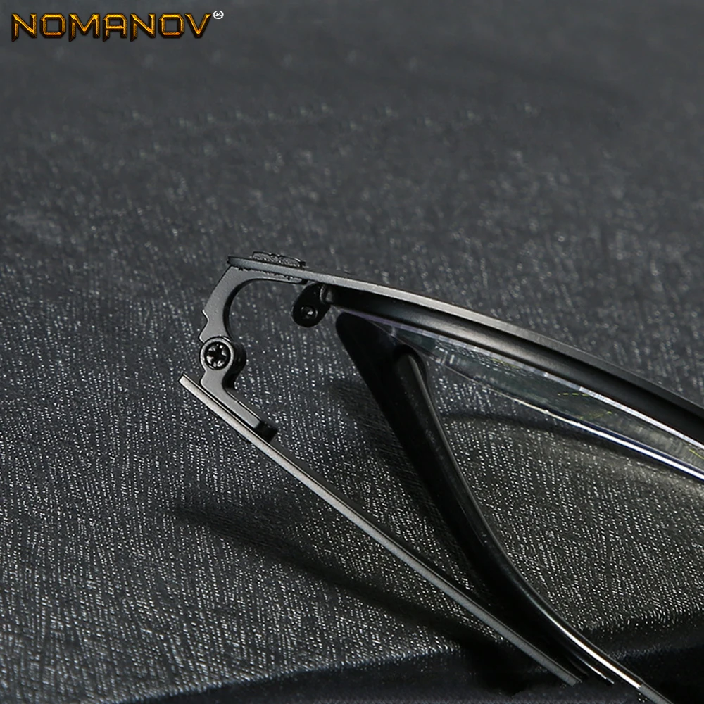 Очки для чтения с большими цветными линзами мужчин и женщин прогрессивным