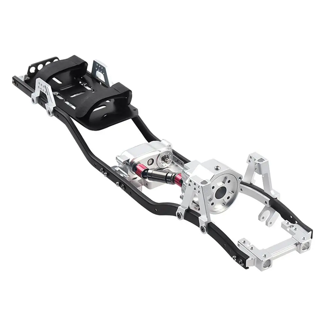 

313mm 12.3inch Wheelbase Prefixal Metal Chassis Frame for 1/10 RC Crawler Car Axial SCX10 & SCX10 II 90046
