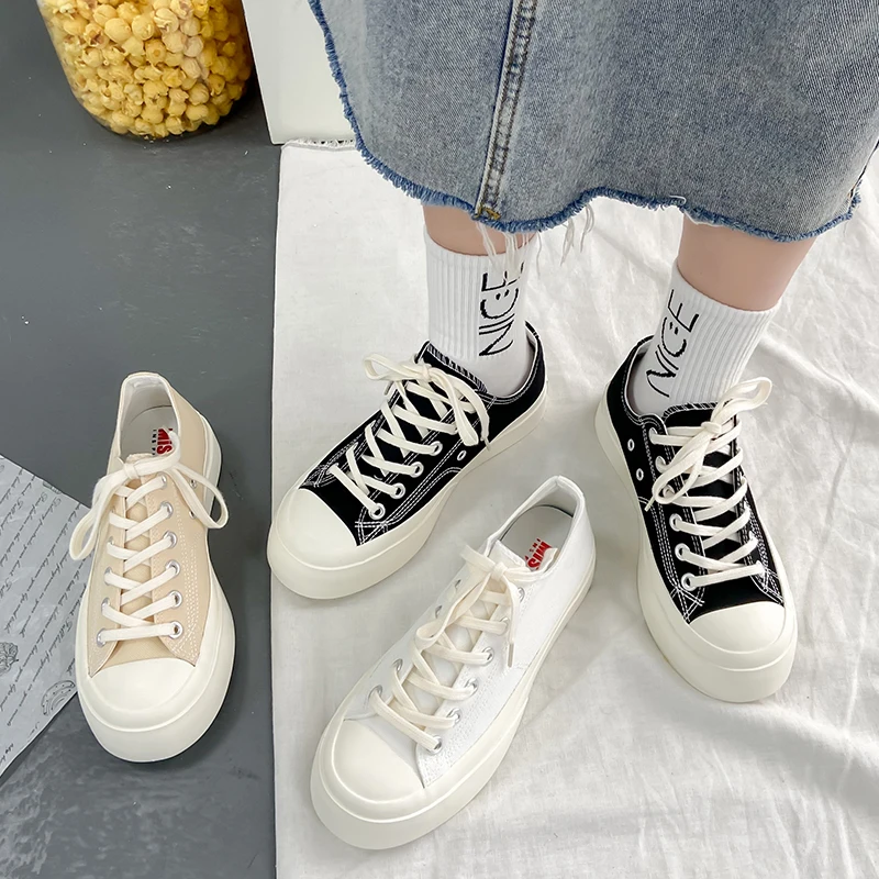

Summer Shoes Ladies All-Match Espadrilles For Women Round Toe Modis Casual Female Sneakers 2021 New Cute Cross Small Cross-tied