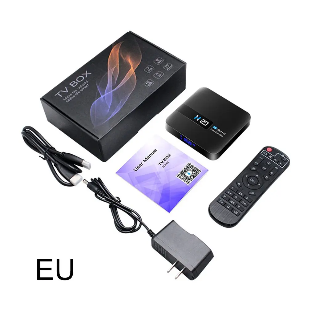 

Smart Wireless TV Box 4K High Definition Media Player 1GB+8GB 2.4G Wifi Dual Frequency Set-Top Box Voice Assistant Box